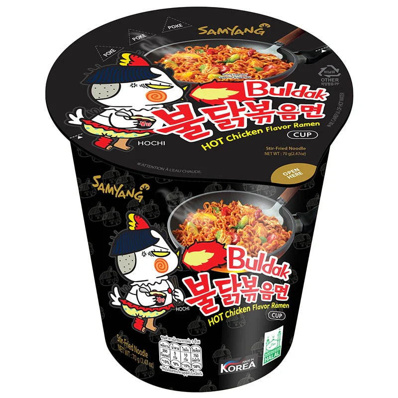 Buldak Ramen Artifial Spicy Chicken Flavor(cup)