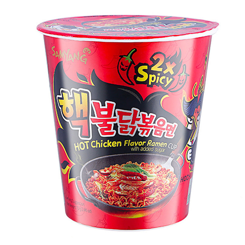 Buldak Ramen 2XSpicy Artifial Spicy Chicken Flavor(cup)