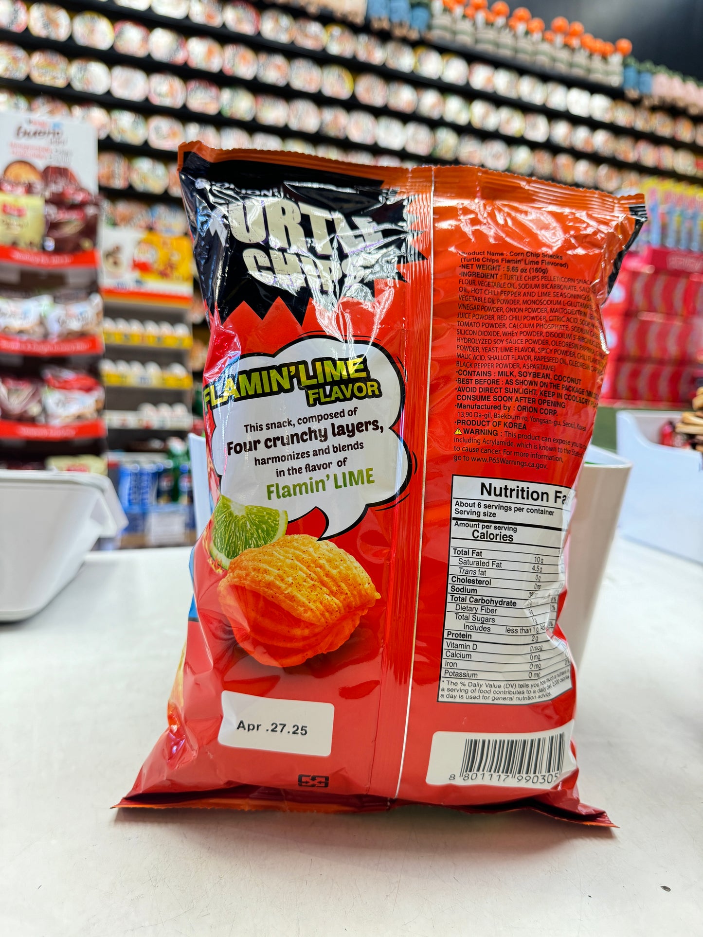 Turtle Chips (Flamin’Lime Flavor)