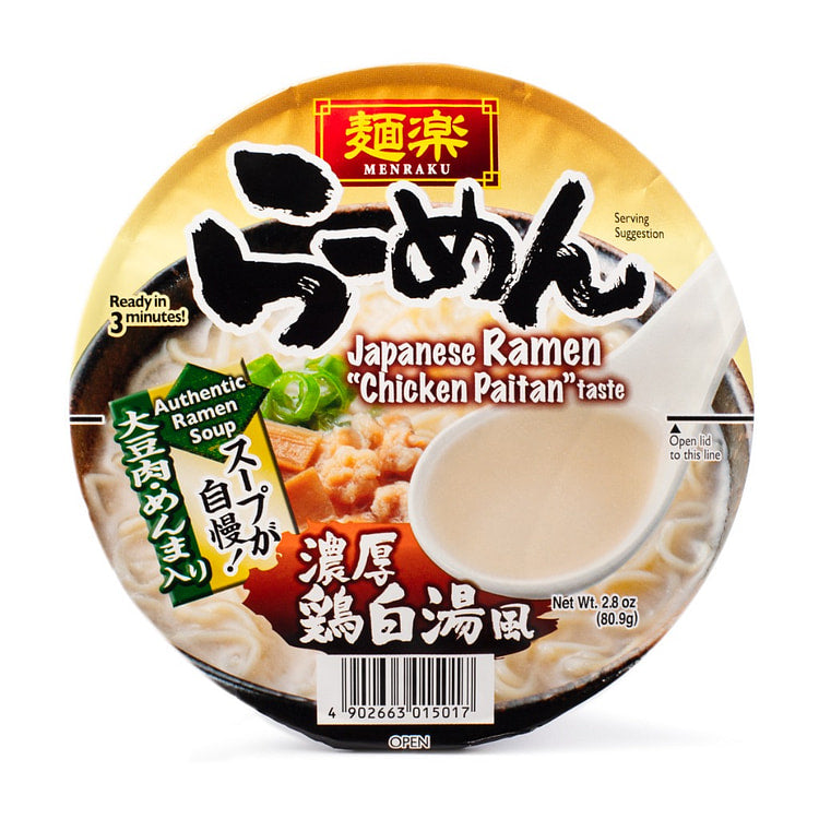MenRaku Japanese raman“Chicken PaiTan Taste”(bowl)