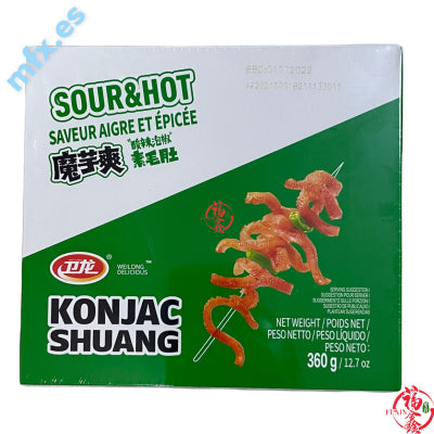 卫龙魔芋爽360g 酸辣泡椒味 Konjac Shuang(Hot&sour)