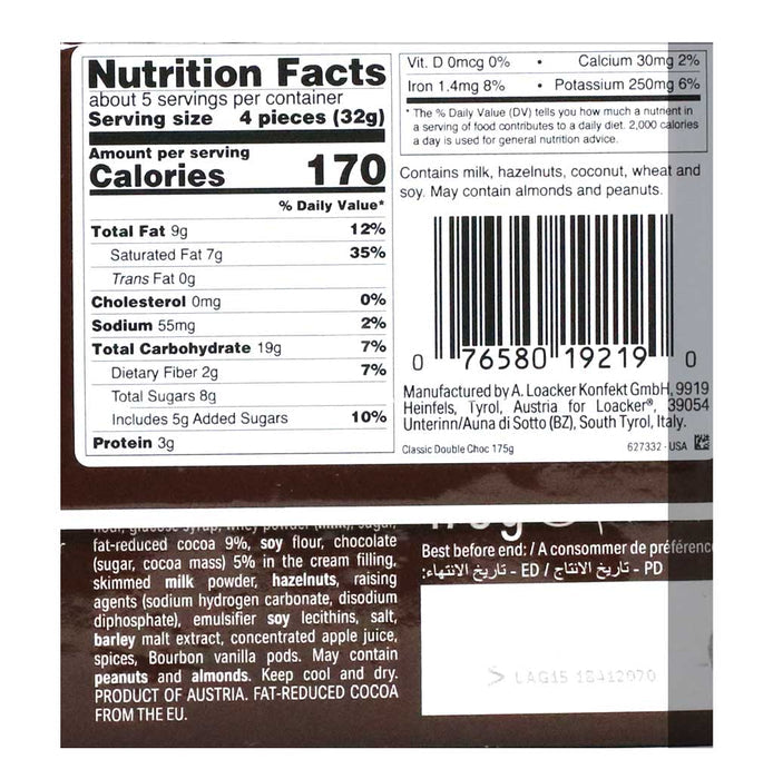 Loacker Wafer double Chocolate