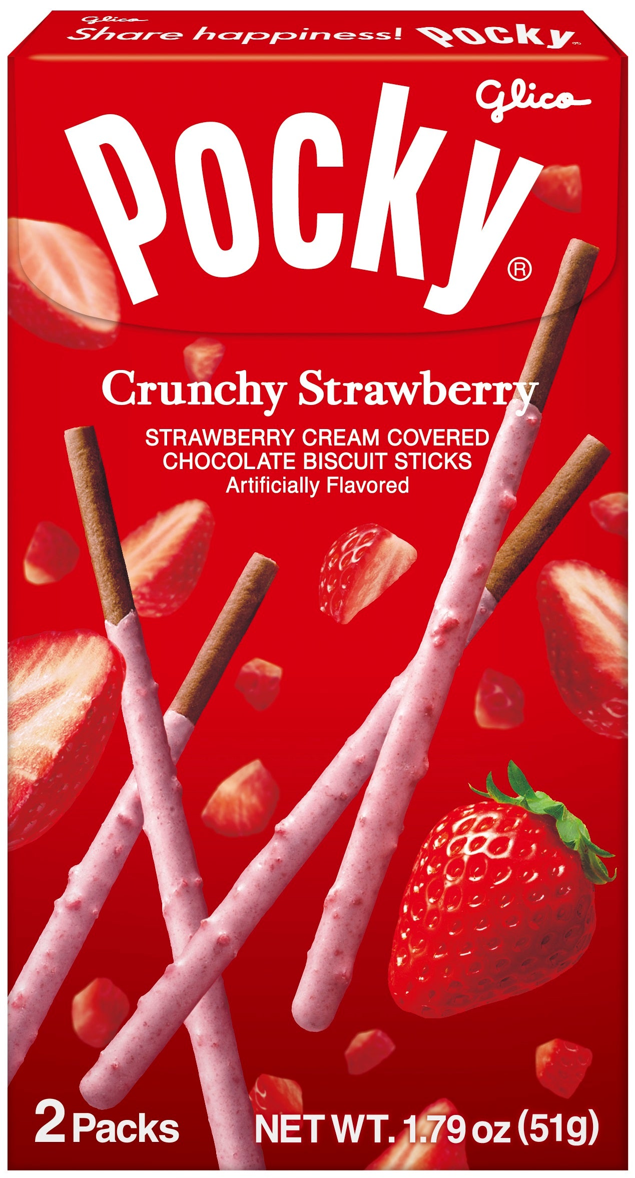 Pocky Crunchy Strawberry