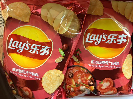 Lay‘S Potato Chips（Tomato Hot Pot Flavor）鲜浓番茄元气锅味