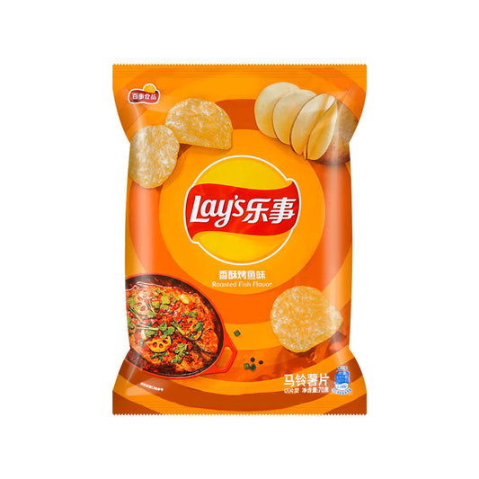 Lay‘S Potato Chips （Fish Flavor）乐事薯片（香酥烤鱼味）