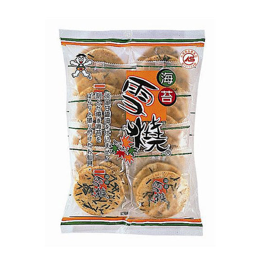 旺旺海苔雪烧 Want want Shelly Senbei Rice Crackers Seaweed Flavor